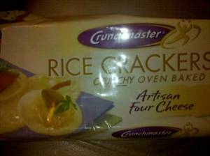 Crunchmaster Artisan Four Cheese Rice Crackers