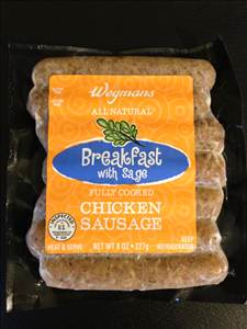 Wegmans Breakfast Chicken Sausage with Sage