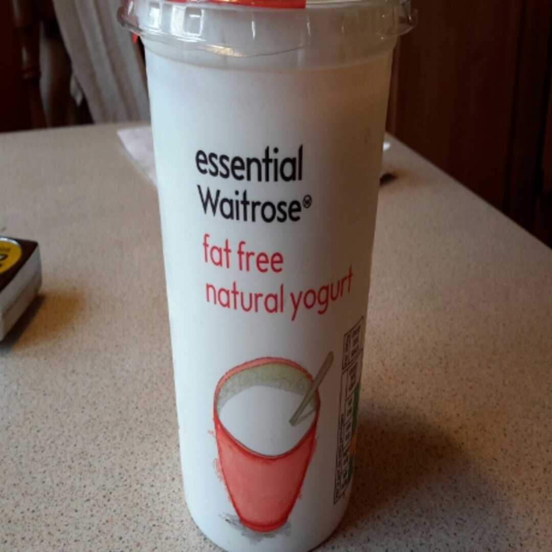Waitrose Essential Fat Free Natural Yogurt