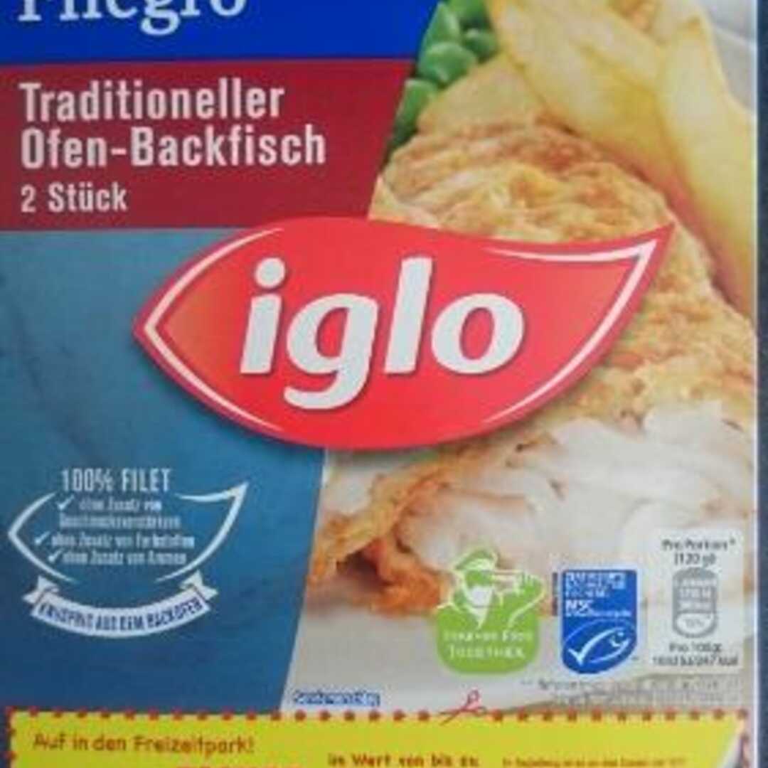 Iglo Traditioneller Ofen-Backfisch