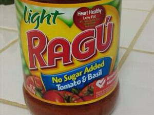 Ragu Light Fat Free Tomato & Basil Pasta Sauce