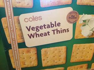 Coles Vegetable Wheat Thins