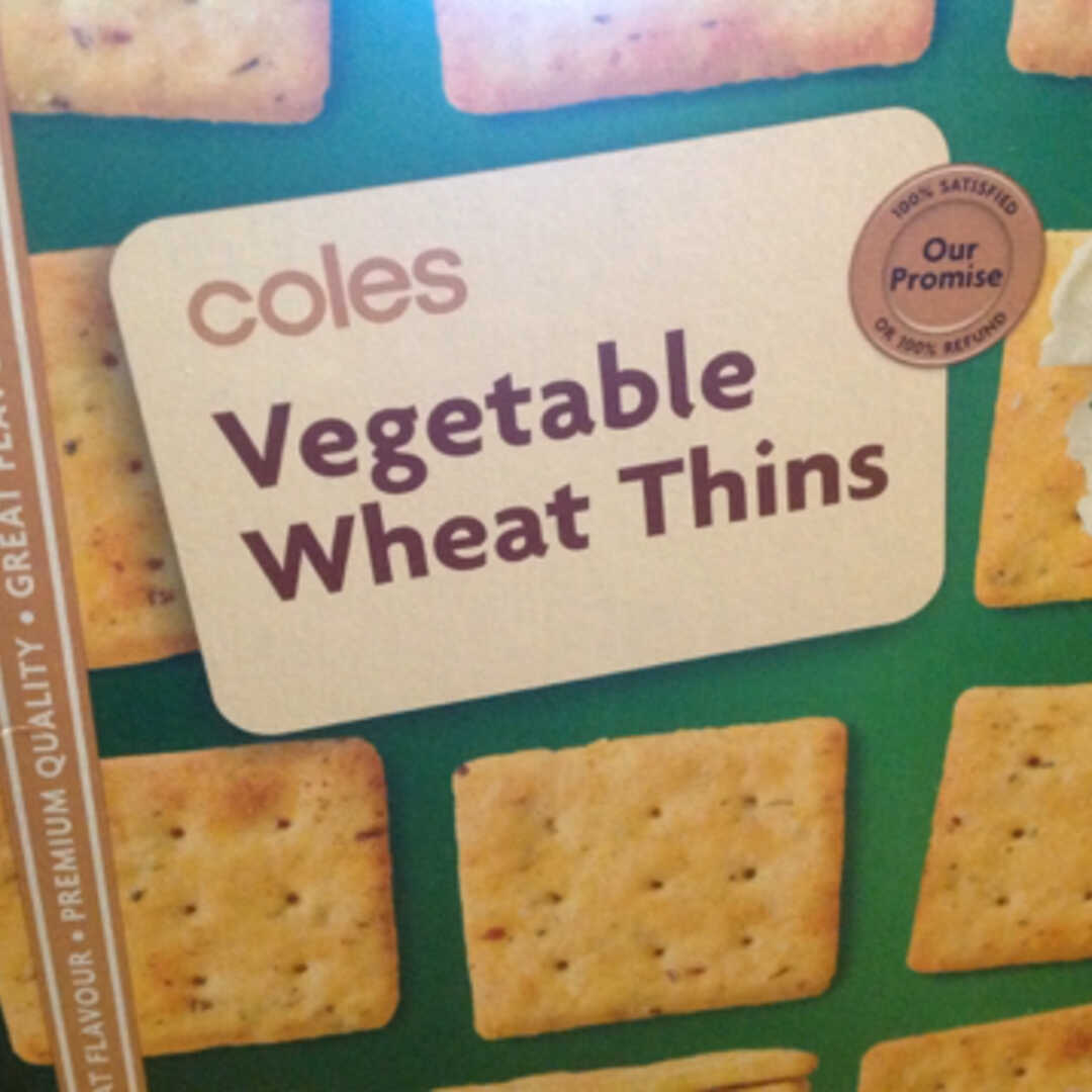 Coles Vegetable Wheat Thins