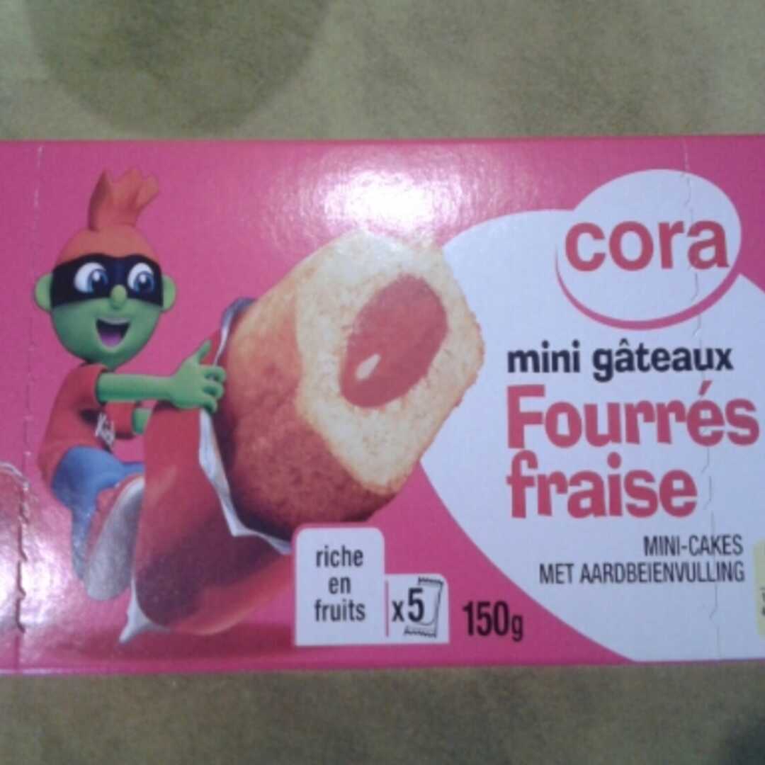 Cora Mini Gâteau Fourré Fraise
