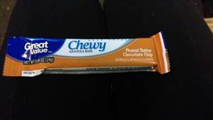 Great Value Chewy Granola Bars - Peanut Butter & Chocolate Chip