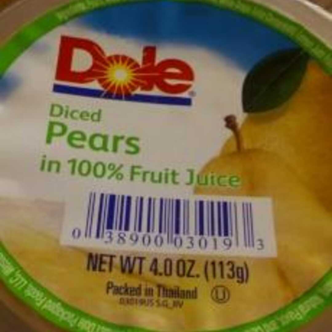 Dole Diced Pears in 100% Fruit Juice