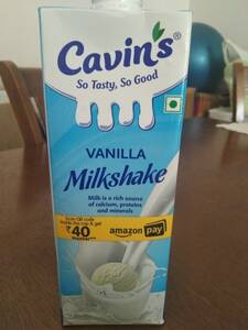 Cavin's Vanilla Milkshake