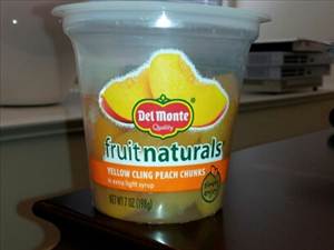 Del Monte Fruit Naturals Yellow Cling Peach Chunks