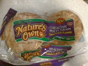 Nature's Own Healthy Multi-Grain Sandwich Rounds