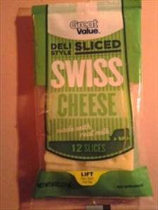 Great Value Deli Style Sliced Swiss Cheese