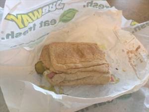 Subway 6" Double Cold Cut Combo (with Cheese)