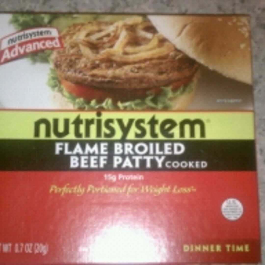 NutriSystem Flame Broiled Beef Patty