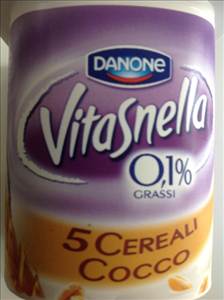 Vitasnella Yogurt Magro 5 Cereali Cocco