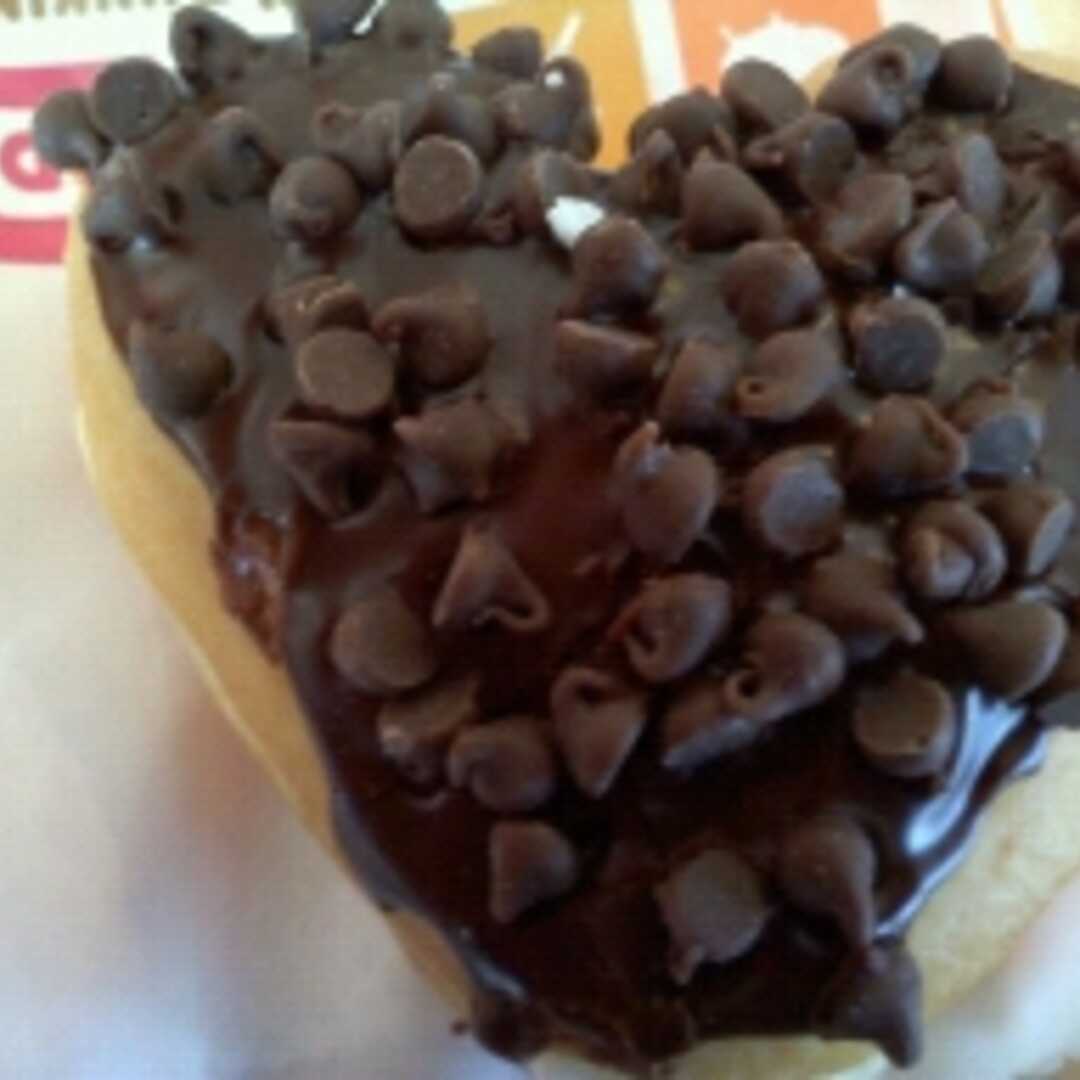 Dunkin' Donuts Chocolate Heart Donut