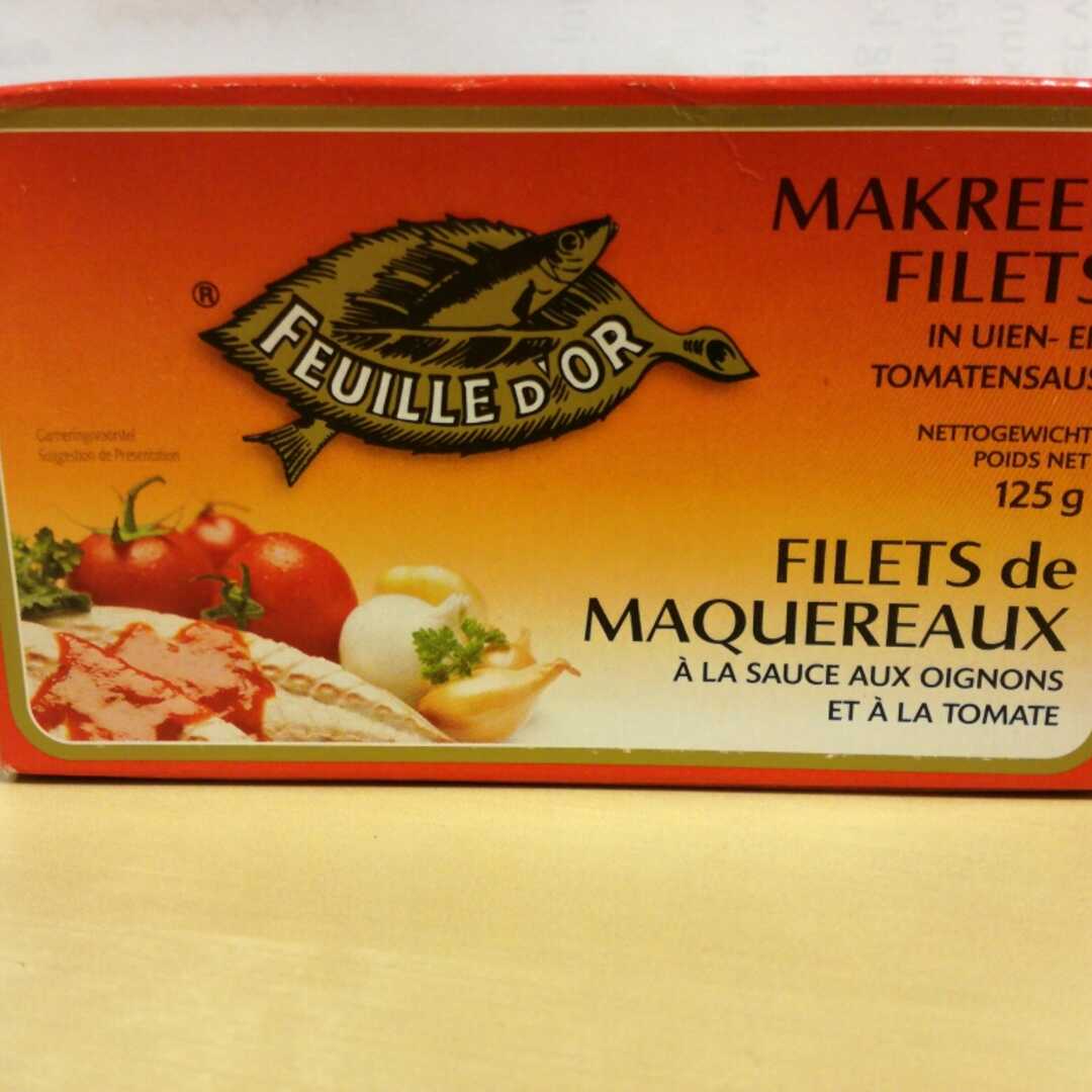 Feuille D'or Makreelfilets in Uien- en Tomatensaus