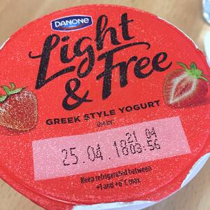 Danone Light & Free Greek Style Yoghurt