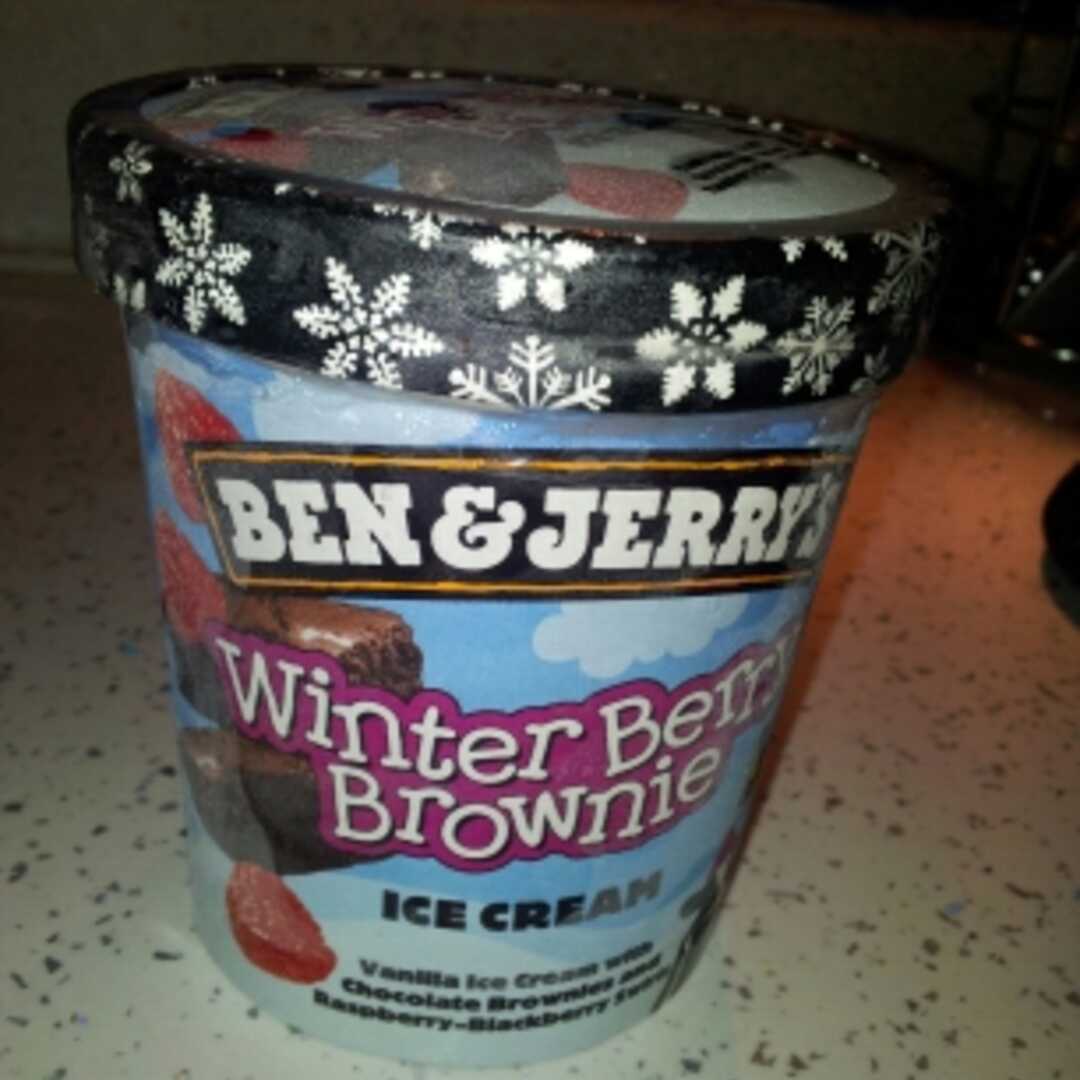 Ben & Jerry's Winter Berry Brownie