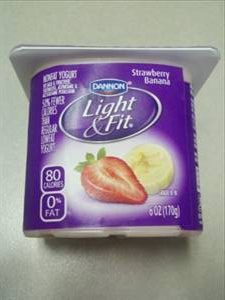 Dannon Light & Fit Yogurt - Strawberry & Banana