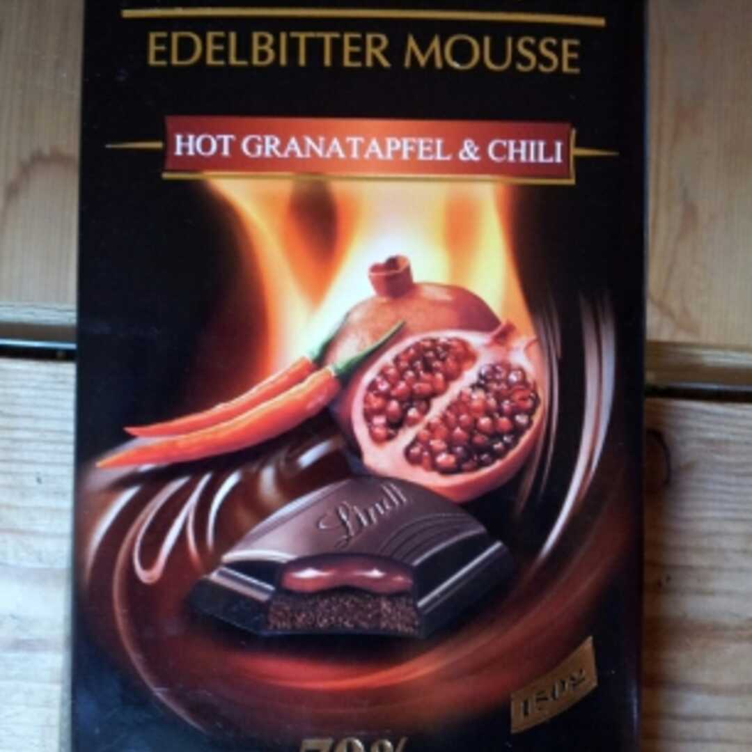 Lindt Edelbitter Mousse Hot Granatapfel & Chili