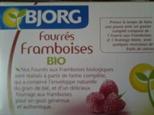 Bjorg Fourrés Framboise Bio