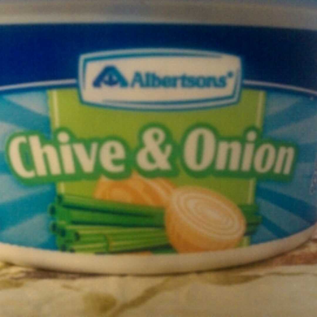 Albertsons Onion & Chive Cream Cheese