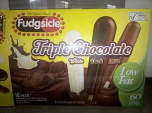Good Humor Low Fat Fudgsicles - Triple Chocolate