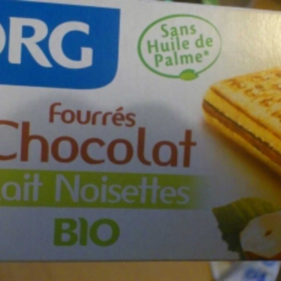 Bjorg Fourrés Chocolat Lait Noisettes