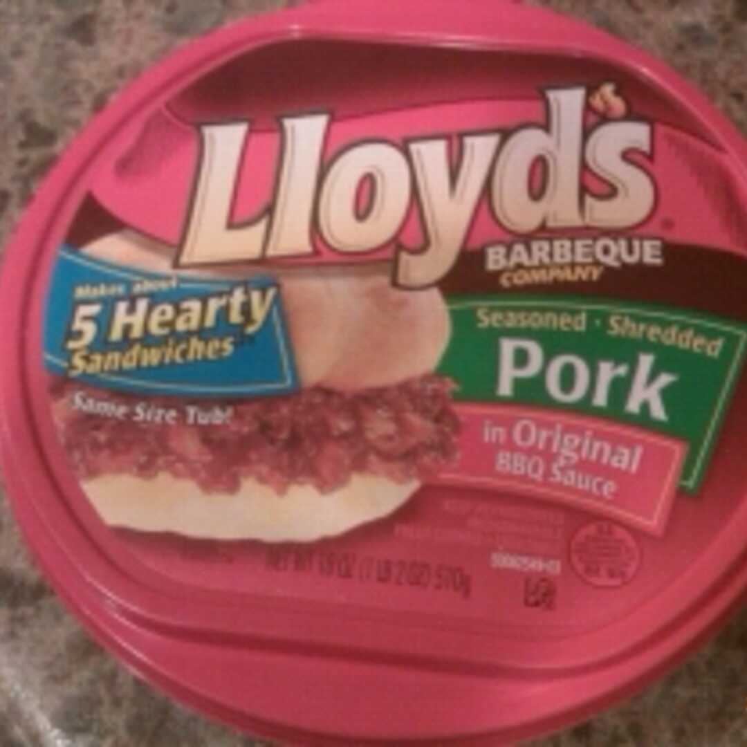 Lloyd's Barbeque Company Honey Hickory BBQ Sauce with Seasoned Shredded Pork