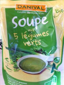 Danival Soupe aux 5 Légumes Verts