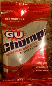 Gu Chomps Energy Chews - Strawberry