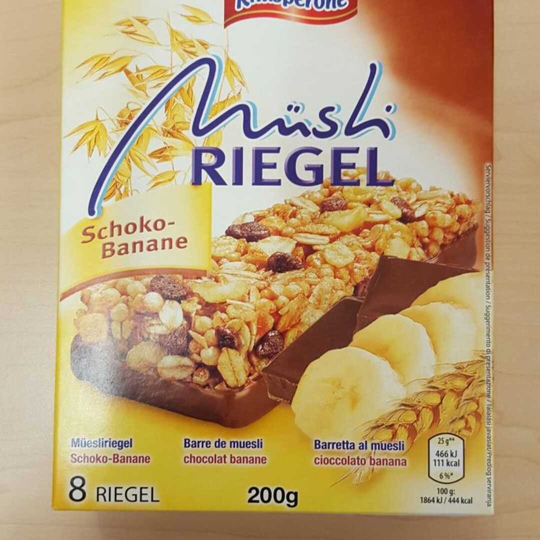 Knusperone Müsli Riegel Schoko-Banane