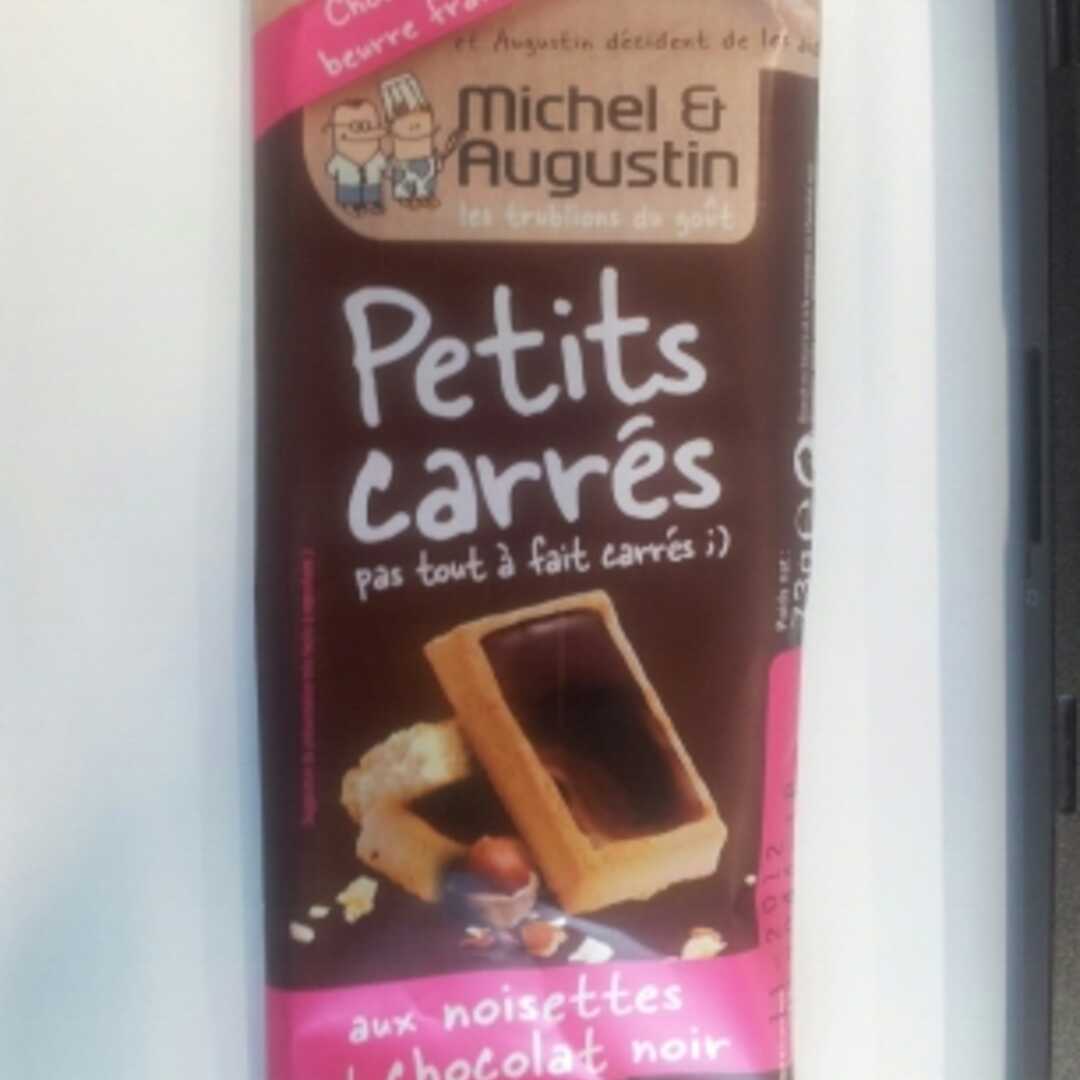 Michel et Augustin Petits Carrés aux Noisettes et Chocolat Noir