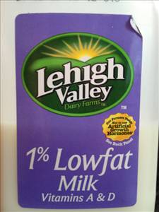 Lehigh Valley Dairy Farms 1% Lowfat Milk