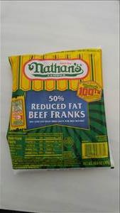 Nathan's Famous Reduced Fat Beef Franks