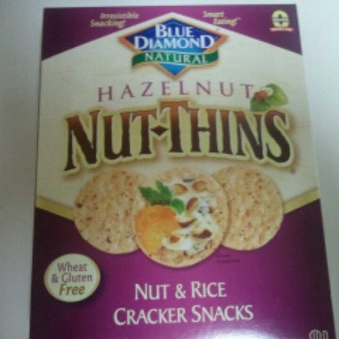 Blue Diamond Hazelnut Nut-Thins - Nut & Rice Cracker Snacks