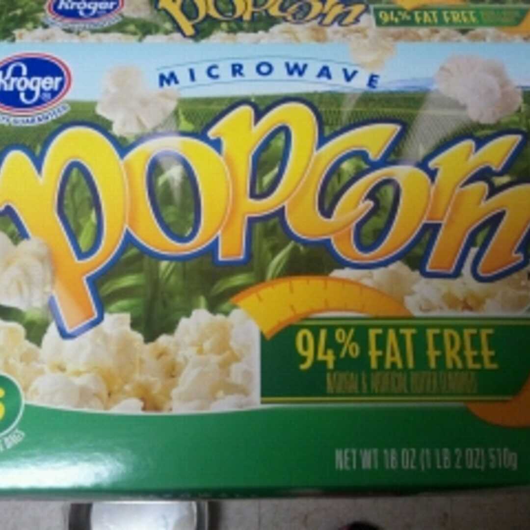 Kroger 94% Fat Free Microwave Popcorn