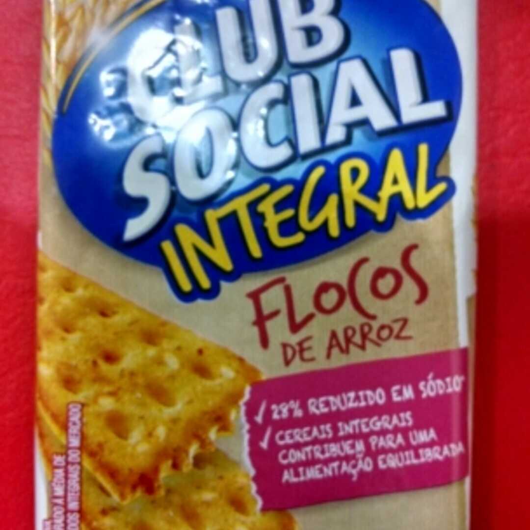 Club Social Biscoito Integral Trigo e Flocos de Arroz