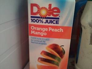 Dole 100% Juice Orange Peach Mango