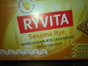 Ryvita Sesame Rye Wholegrain Rye Crispbread