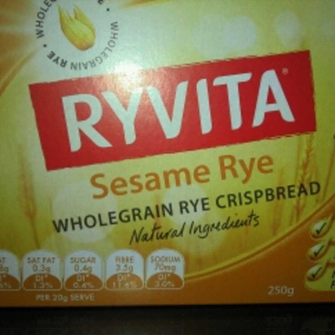 Ryvita Sesame Rye Wholegrain Rye Crispbread