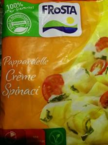 Frosta Pappardelle Creme Spinaci