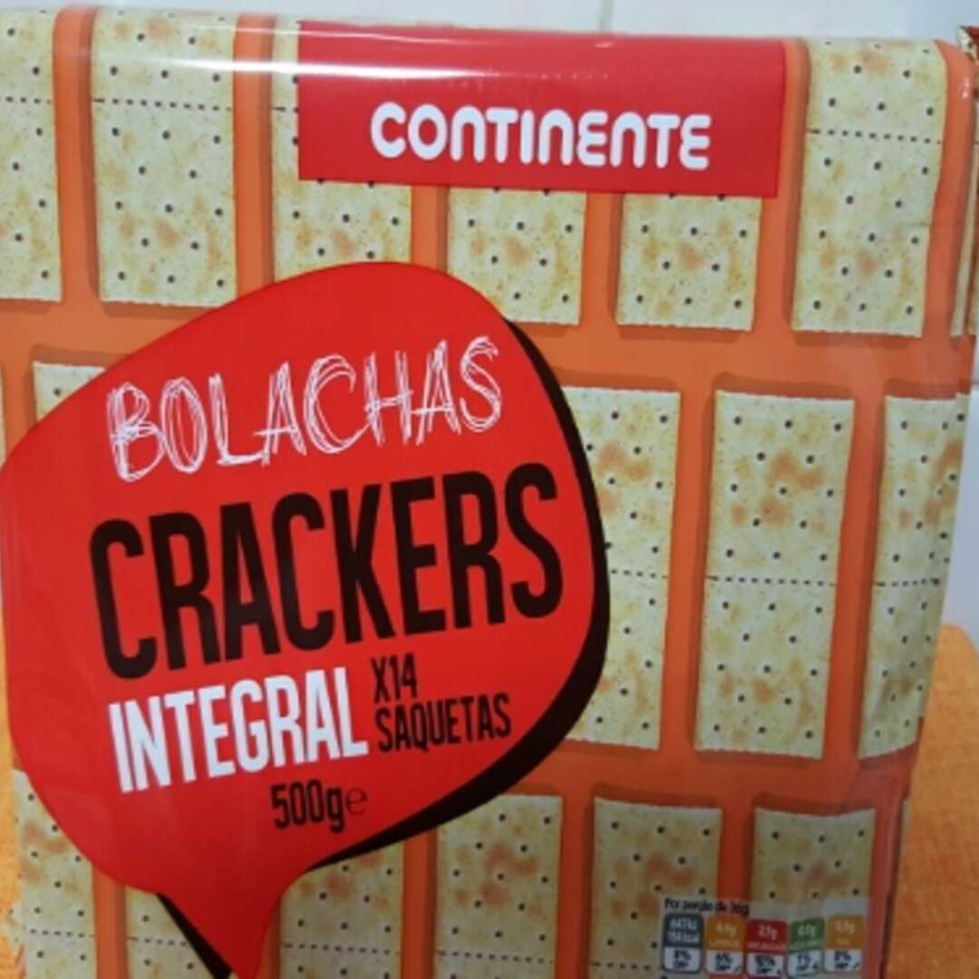 Continente Bolachas Crackers Integral