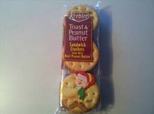 Keebler Toast  & Peanut Butter Sandwich Crackers