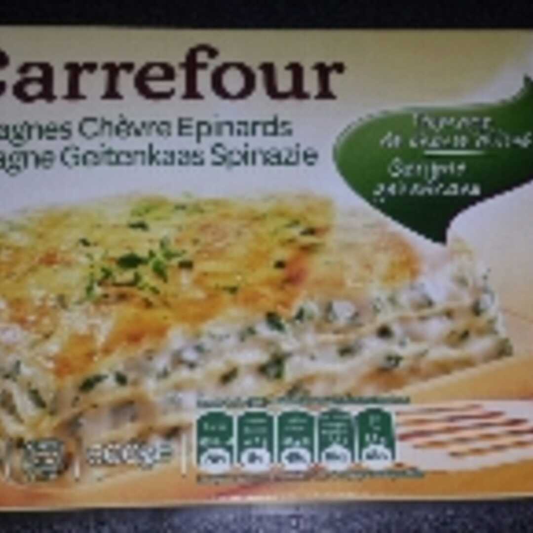 Carrefour Lasagnes Chèvre Épinards