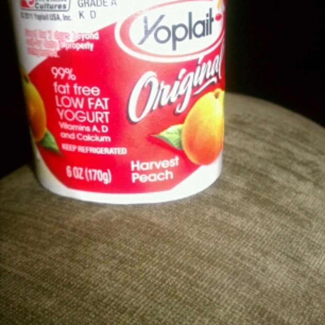 Yoplait Original 99% Fat Free Yogurt - Harvest Peach (6 oz)