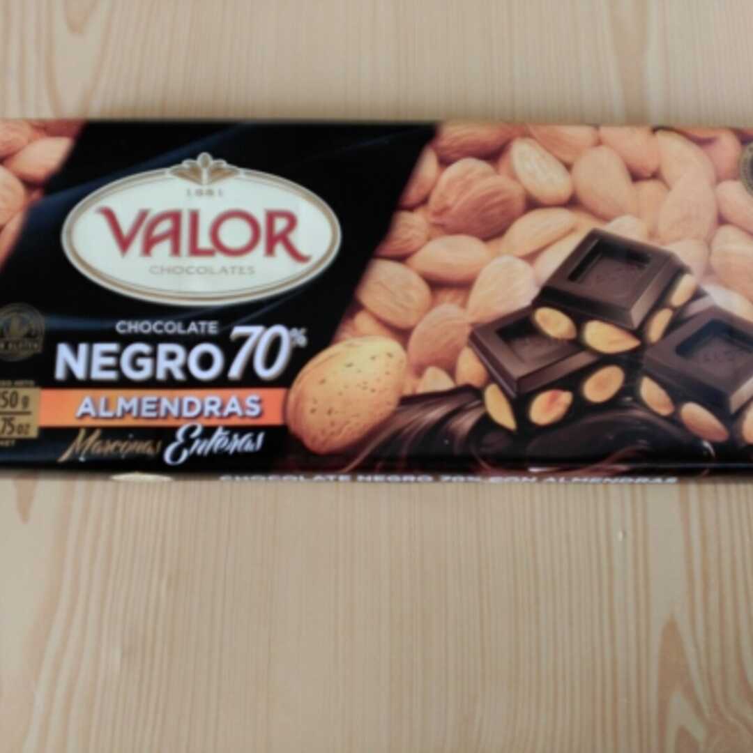 Valor Chocolate Negro 70% Almendras