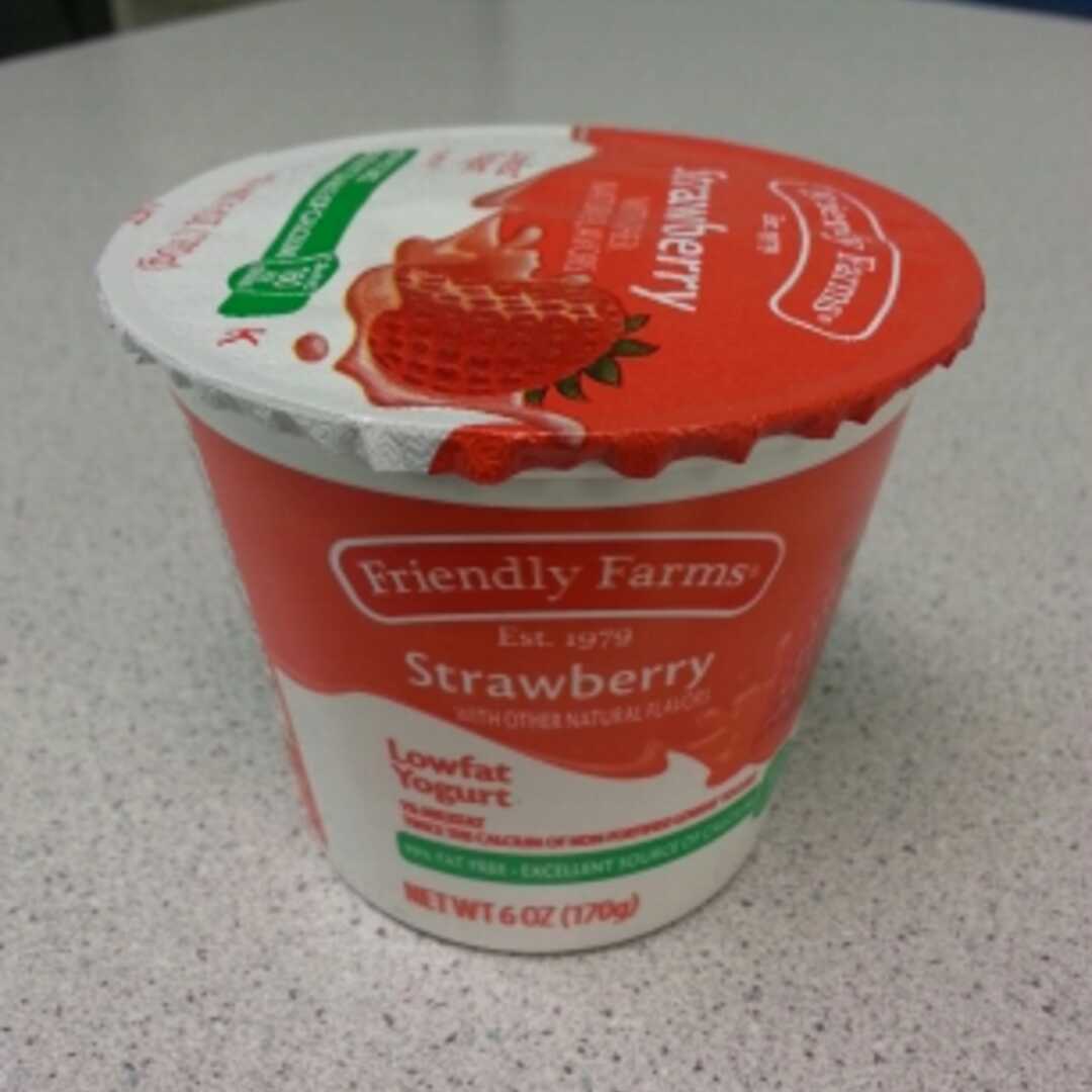 Friendly Farms Lowfat Strawberry Yogurt