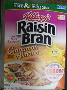 Kellogg's  Raisin Bran Cinnamon Almond