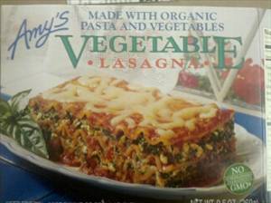 Amy's Vegetable Lasagna with Organic Pasta & Vegetables