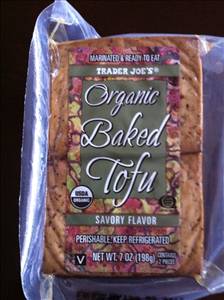 Trader Joe's Organic Baked Savory Flavor Tofu